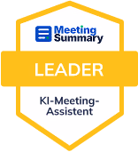 MeetingSummary Leader-Auszeichnung für Sally AI